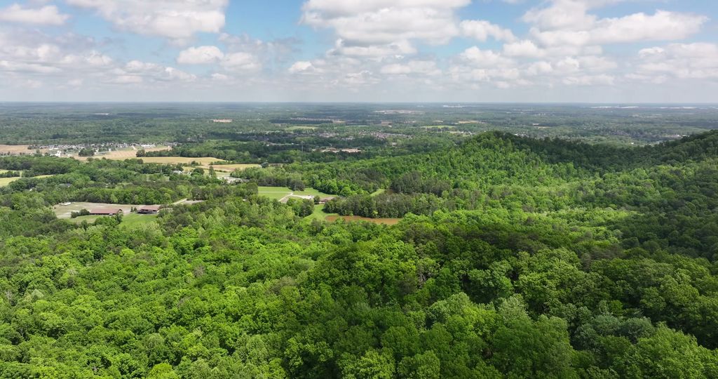 Wooded Southern Indiana hills across a 500-acre former ski resort in Starlight